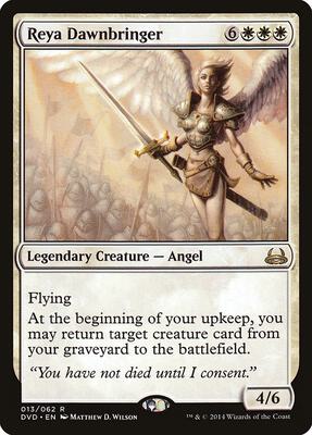 Reya Dawnbringer card from Duel Decks: Anthology