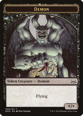 Demon Token card from Duel Decks: Anthology