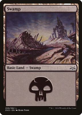 Swamp (059) (DVD) card from Duel Decks: Anthology