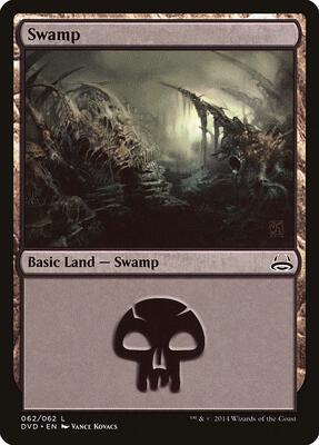 Swamp (062) (DVD) card from Duel Decks: Anthology
