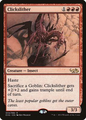 Clickslither card from Duel Decks: Anthology