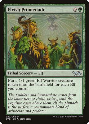 Elvish Promenade card from Duel Decks: Anthology