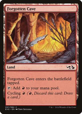 Forgotten Cave card from Duel Decks: Anthology