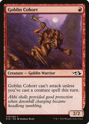 Goblin Cohort card from Duel Decks: Anthology