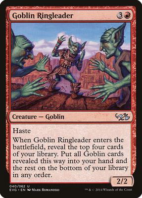 Goblin Ringleader card from Duel Decks: Anthology