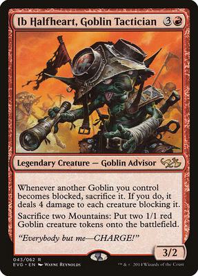 Ib Halfheart, Goblin Tactician card from Duel Decks: Anthology