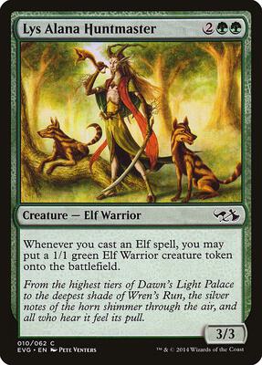 Lys Alana Huntmaster card from Duel Decks: Anthology