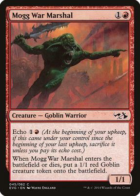 Mogg War Marshal card from Duel Decks: Anthology