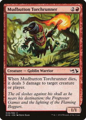 Mudbutton Torchrunner card from Duel Decks: Anthology