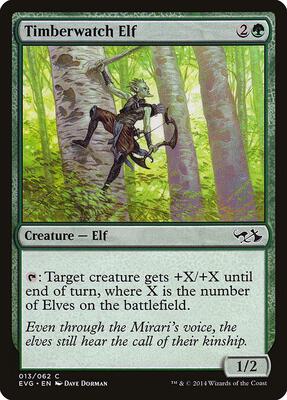 Timberwatch Elf card from Duel Decks: Anthology