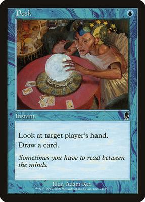 Peek card from Odyssey