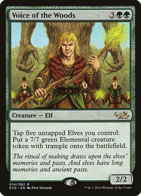 Voice of the Woods card from Duel Decks: Anthology