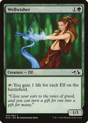 Wellwisher card from Duel Decks: Anthology