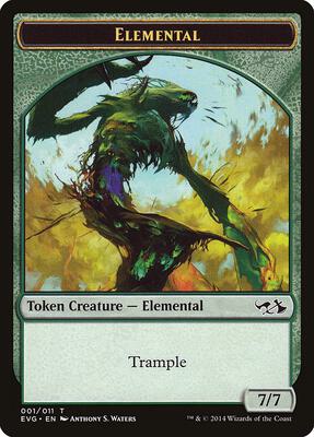 Elemental Token card from Duel Decks: Anthology