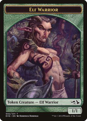 Elf Warrior Token card from Duel Decks: Anthology