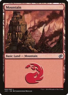 Mountain (060) (JVC) card from Duel Decks: Anthology