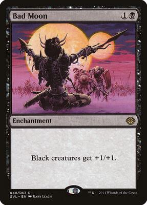 Bad Moon card from Duel Decks: Anthology