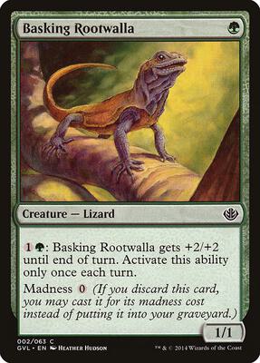 Basking Rootwalla card from Duel Decks: Anthology