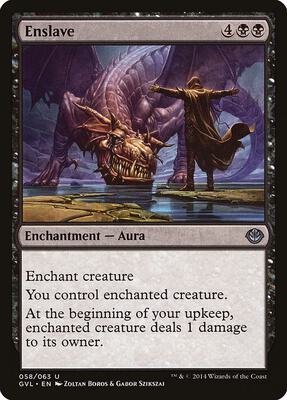 Enslave card from Duel Decks: Anthology