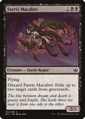 Faerie Macabre card from Duel Decks: Anthology