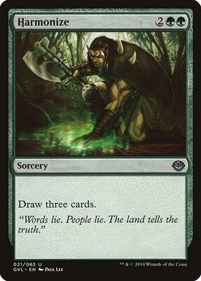 Harmonize (GVL) card from Duel Decks: Anthology
