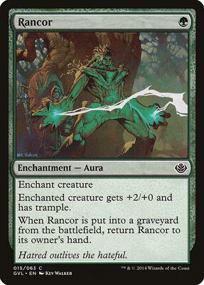Rancor card from Duel Decks: Anthology