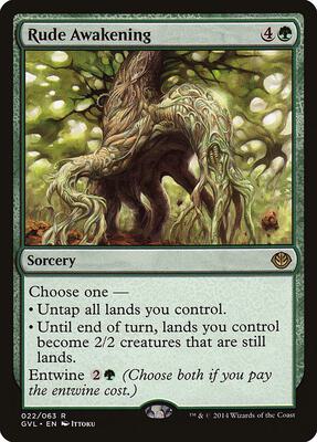 Rude Awakening card from Duel Decks: Anthology