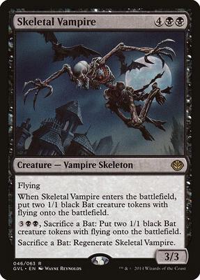 Skeletal Vampire card from Duel Decks: Anthology