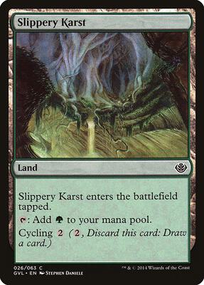 Slippery Karst card from Duel Decks: Anthology