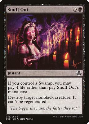 Snuff Out card from Duel Decks: Anthology