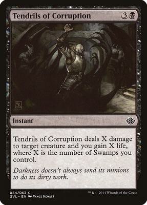 Tendrils of Corruption card from Duel Decks: Anthology