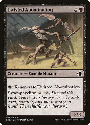 Twisted Abomination card from Duel Decks: Anthology