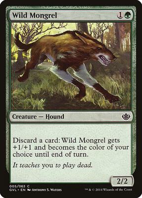 Wild Mongrel card from Duel Decks: Anthology