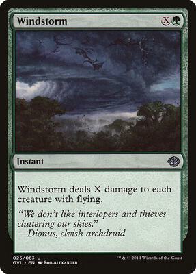 Windstorm card from Duel Decks: Anthology