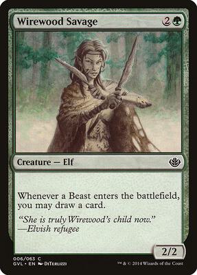 Wirewood Savage card from Duel Decks: Anthology