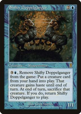 Shifty Doppelganger card from Odyssey