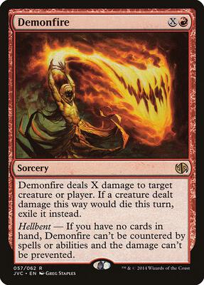 Demonfire card from Duel Decks: Anthology