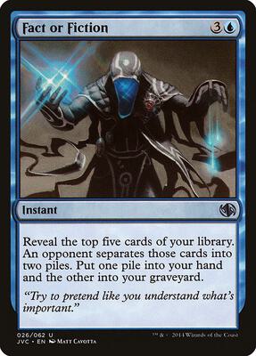 Fact or Fiction card from Duel Decks: Anthology
