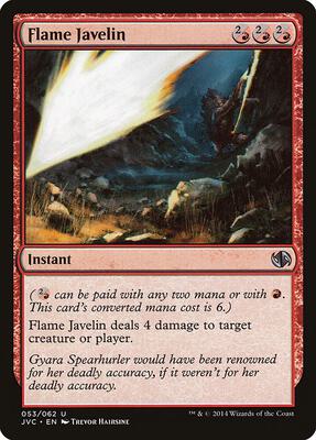 Flame Javelin card from Duel Decks: Anthology