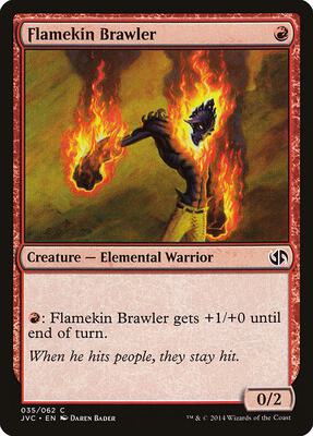 Flamekin Brawler card from Duel Decks: Anthology