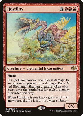 Hostility card from Duel Decks: Anthology