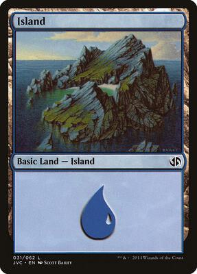 Island (031) (JVC) card from Duel Decks: Anthology