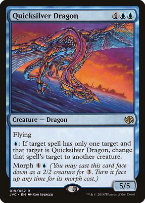 Quicksilver Dragon card from Duel Decks: Anthology