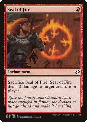 Seal of Fire card from Duel Decks: Anthology