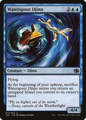 Waterspout Djinn card from Duel Decks: Anthology