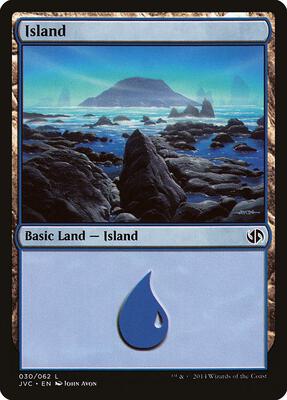 Island (030) (JVC) card from Duel Decks: Anthology