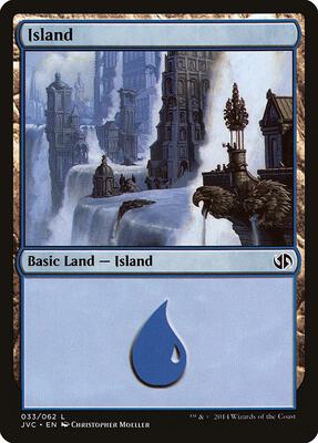 Island (33) (Jace vs. Chandra) card from Duel Decks: Anthology
