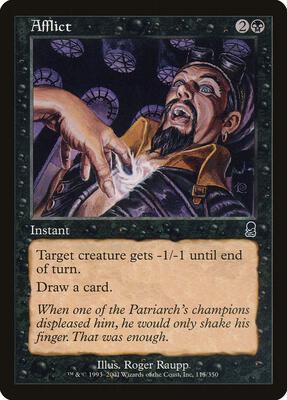Afflict card from Odyssey