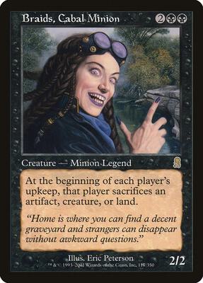 Braids, Cabal Minion card from Odyssey