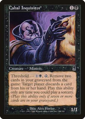 Cabal Inquisitor card from Odyssey